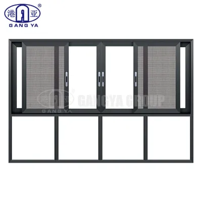 Profils coulissants en aluminium de coupure thermique d'usine de la Chine pour la fenêtre coulissante de série 120 d'usine de fenêtre et de porte