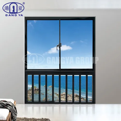 أفكار لغرفة المعيشة تصميم نافذة منزلقة غير حرارية من الألومنيوم سلسلة AE86 للنافذة المنزلقة