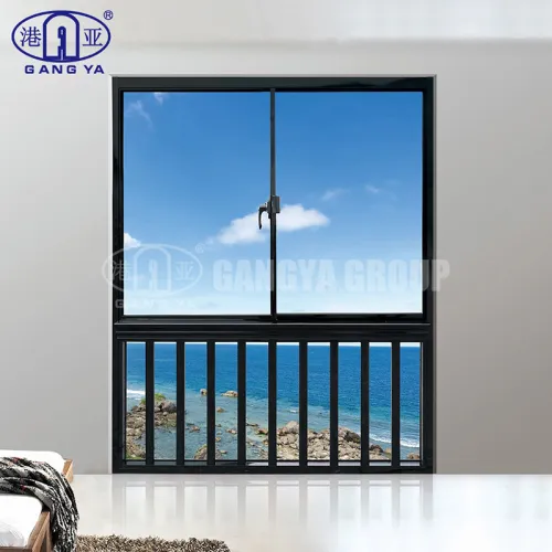 Diseño de ideas para salas de estar Ventana corrediza de aluminio con rotura no térmica Ventana corrediza de la serie AE86