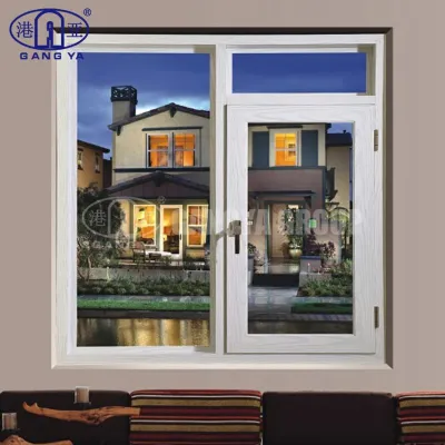 Tamaños estándar de ventanas abatibles Ventana abatible de aluminio con vidrio templado Serie 68