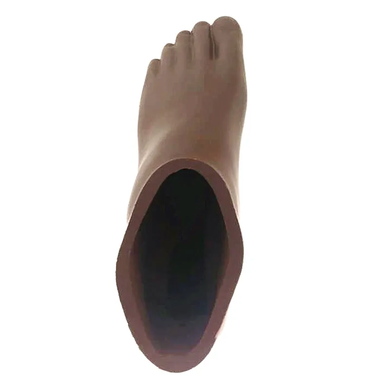 Orthopedic implant prosthetic brown carbon fiber Foot Shell