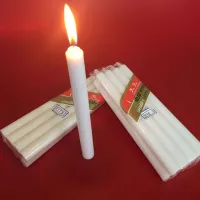 Fábrica de velas por atacado que faz bastão vela branca sem cheiro