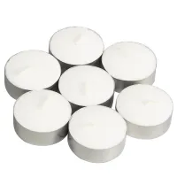 Unscented White Tealight Candle Manufacturer in China