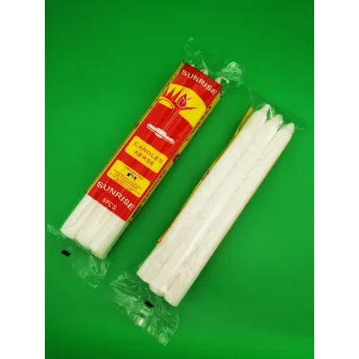Hot Sale White 35G Fluted Candle for Mozambique