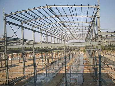 Design And Installation Of Modern Industrial Steel Structure Workshop