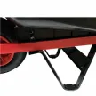 WB7801 Garden Lawn Rolling Cart Carrier Rubber Grips Poly Tray Contractor Wheelbarrow