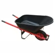 WB7801 Garden Lawn Rolling Cart Carrier Rubber Grips Poly Tray Contractor Wheelbarrow