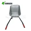 WB6414 Heavy Duty Galvanised Metal Wheelbarrow For Garden