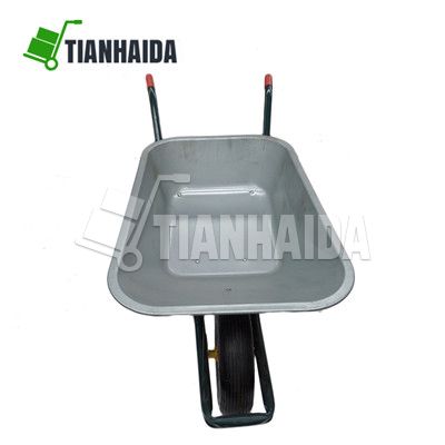 WB6414 Heavy Duty Galvanised Metal Wheelbarrow For Garden