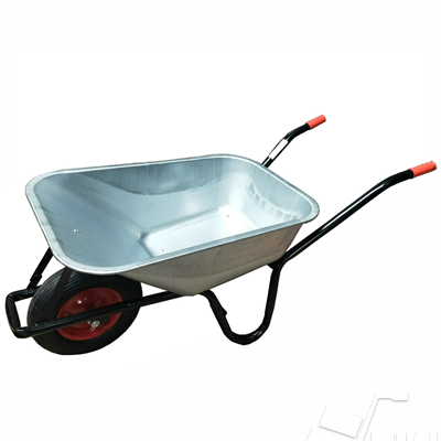 WB6414 Heavy Duty Galvanised Metal Wheelbarrow For Garden