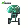 Adjustable seat storage garden work seat cart/hand trolley TC4501