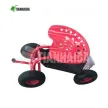 TC4501C Garden Cart Rolling Work Seat with Tool Tray Wagon Scooter 