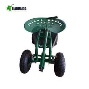 Garten Stahl Rolling Arbeit Sitzwagen Gartenhocker Traktor Sitz Rolling