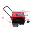 Cheap Medium Large Bike Bicycle Trailer and 3 wheel pet dog stroller tc6024