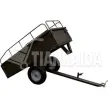 good quality small  atv tractor tipping garden waste metal utility trailer dump cart TC3080DHL