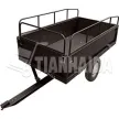 good quality small  atv tractor tipping garden waste metal utility trailer dump cart TC3080DHL