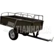 good quality small  atv tractor tipping garden waste metal utility trailer dump cart TC3080DHL