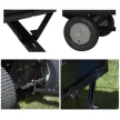 good quality small  atv tractor tipping garden waste metal utility trailer dump cart TC3080DHL