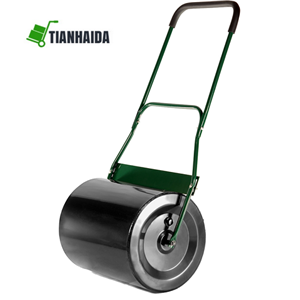 collapsible handles and drum scraper steel grass lawn roller TI-23