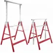 2 x Telescopic Saw Horse Metal Folding Trestle Work Bench Stand  TI-037