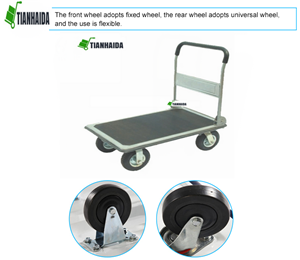 Opvouwbare Opvouwbare Magazijnhand Dolly Heavy Duty Platformwagen Handkar PH3011