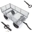 Heavy-Duty Steel Yard Dump Wagon Utility Cart with Removable Sides GOR1000