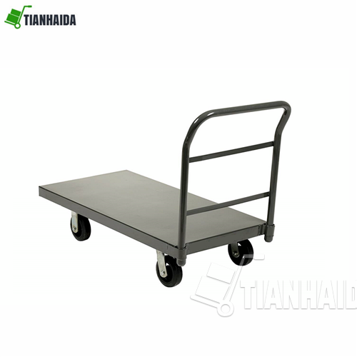 Vierrädriger Plattform-Handwagen Radtragfähigkeit 300KG Flachwagen 500CP321