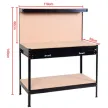 Garage Workshop Work Bench Table Workstation Workbench Steel Tool Storage  Tool Workshop Table TI-1207