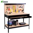 Garage Workshop Work Bench Table Workstation Workbench Steel Tool Storage  Tool Workshop Table TI-1207