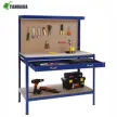 Garage Workshop Work Bench Table Workstation Workbench Steel Tool Storage  Tool Workshop Table TI-1207