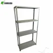 Garage Shelf Steel Metal Storage 4 Level Adjustable Shelves Unit galvanized steel library shelves HDTI-0101 