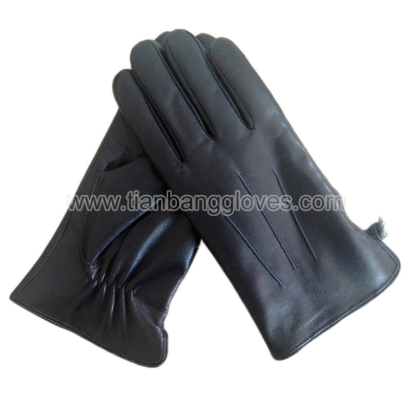Gants En Cuir Homme Harssidanzar - Doublure Polaire - Écran Tactile - Taille S-XXL