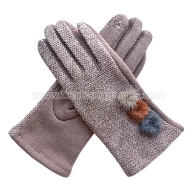 Gants Femme HOLDINA Tactile – Doublure Polaire, Cuir Antidérapant, écran Tactile, Cadeau Chic Et Chaud