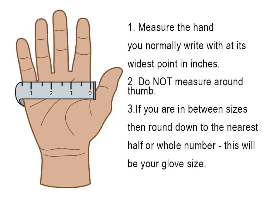 How to find your glove size