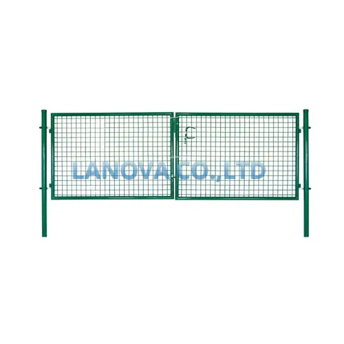 Double Swing Gate - Round Pipe