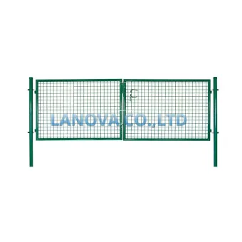 Double Swing Gate - Round Pipe
