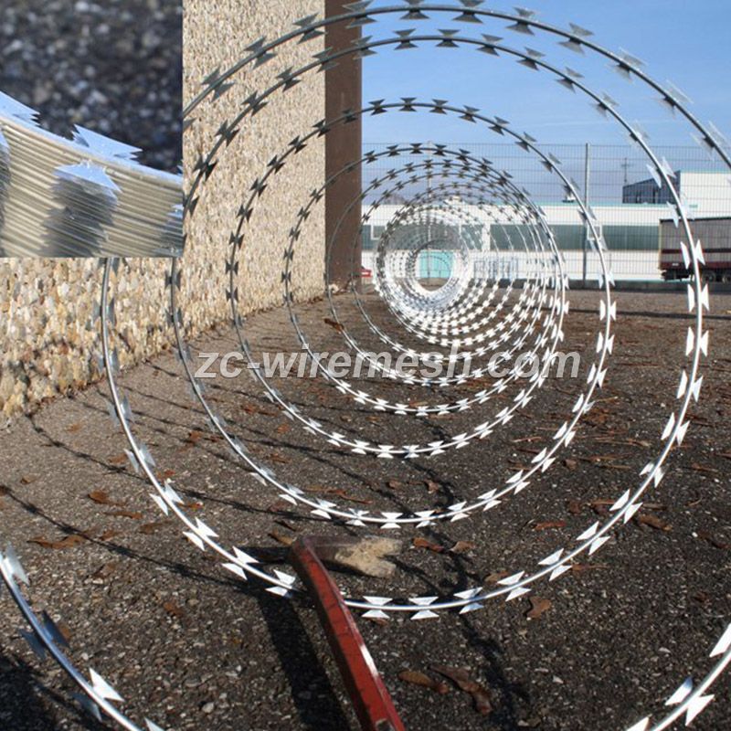 Diagonal Razor Wall Do You Know About the Razor Wire?