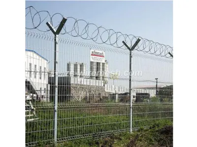 Is the Diameter of the Razor Wire Fence Related to the Amount of Material Used?