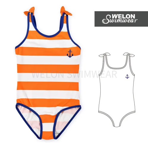 Nautical Design Swimsuit