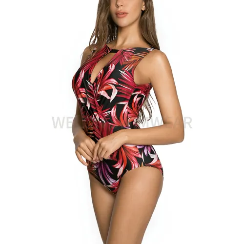 Tropical Print Swimsuit