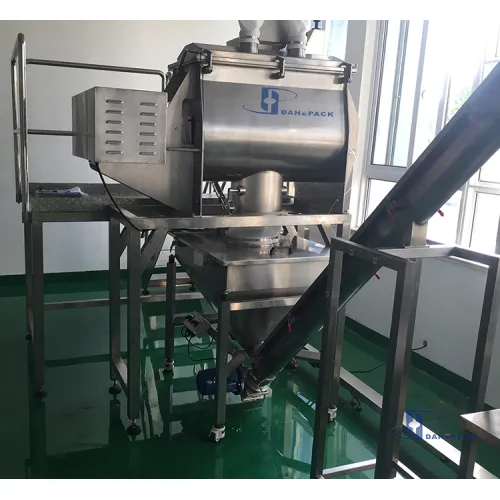 Granule mixing and packing line
