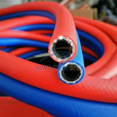 Doppio tubo flessibile per saldatura