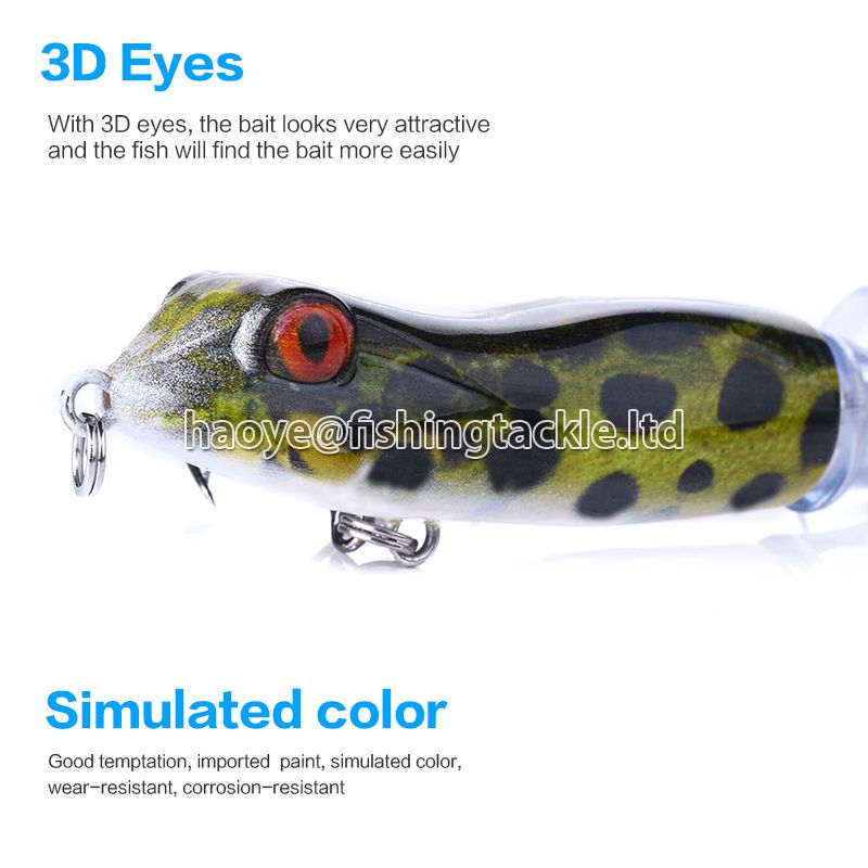  Fishing Hard Lures High Quality 11g 7 Colors Popper Lure