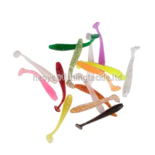 15 colores señuelo de pesca PVC