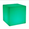 Cube de lumière extérieur à LED de preuve de l'eau, chaises de cube à LED, lumière de cube à LED