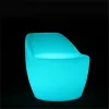 Luxury PE Led furniture bar chair bar stool RGB glowing cocktail chair