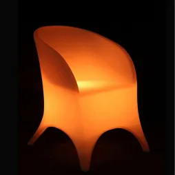 waterproof rechargeable led garden chairs LED outdoor furniture chair