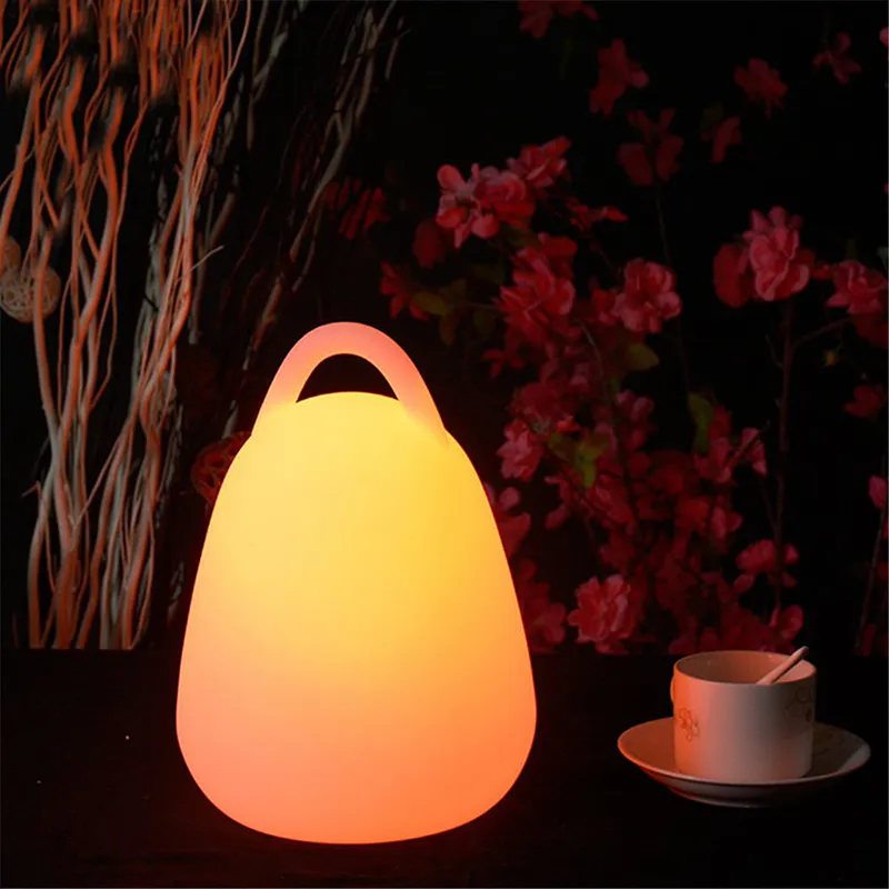 Rgb Color Changing Restaurant Table Lamps With Remote