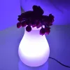 Decorative battery rechargeable 16 colors changing led planter flower vase pot