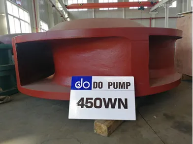 Comment la turbine de pompe à lisier est-elle conçue?